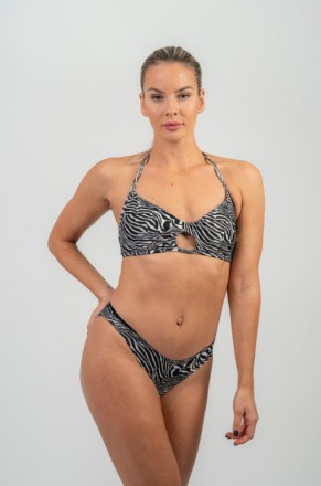 Купальні трусики Nebbia RIO GRANDE bikini bottom Zebra White 751