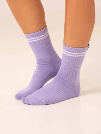 Шкарпетки Ryderwear Stripe Crew Socks - Lavender