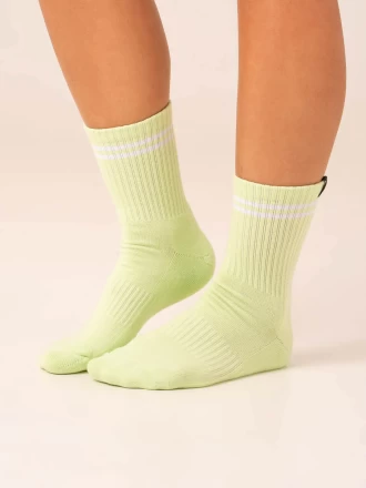 Шкарпетки Ryderwear Stripe Crew Socks - Lime