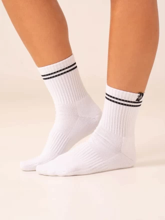 Шкарпетки Ryderwear Stripe Crew Socks - White