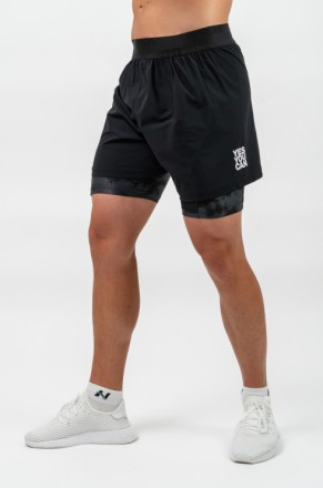 Шорти Nebbia Compression 2in1 shorts Performance Black 335