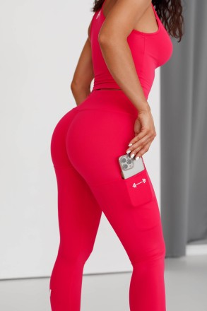 Легінси Active High Waist Smart Pocket Leggings 402 Pink