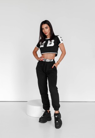 Штани Nebbia Fitness Sweatpants MUSCLE MOMMY Black 623