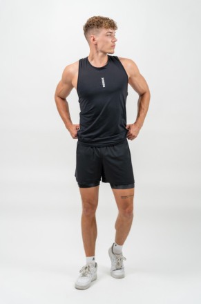 Майка Nebbia Active Tank Top Dynamic Black 349