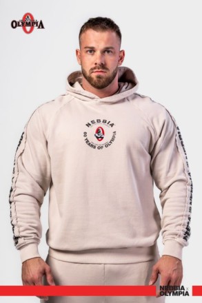 Худі Nebbia Washed Hoodie HERITAGE Light Grey 793