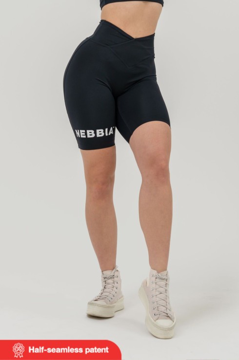 Nebbia High waisted leggings shorts 9 SNATCHED Black 614