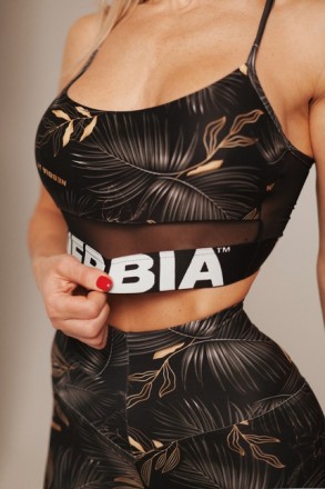ТОП EARTH POWERED SPORTS BRA 565 VOLCANIC BLACK