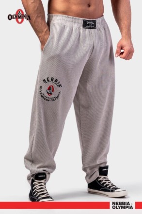 Штани Nebbia Oversized Sweat Joggers SIGNATURE Light Grey 796