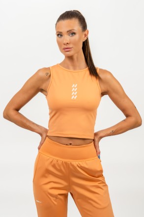 Майка Cropped Tank Top CONFIDENCE Orange 476