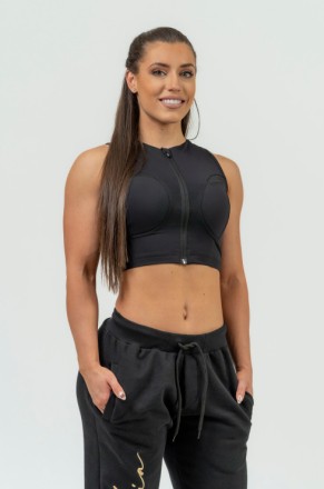 Топ Nebbia Women's Compression Push-Up Top INTENSE Mesh Black 842