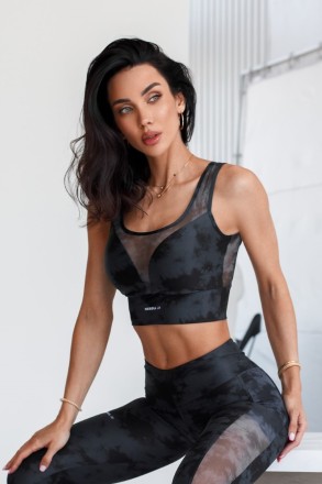 Топ Medium-Support Mesh Sports Bra IMPACT Black 478