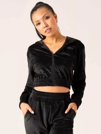 Кофта Ryderwear Velour Track Jacket - Black