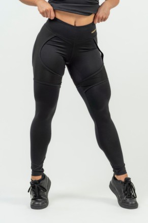 Легінси Nebbia Women's High Waist Leggings INTENSE Mesh Gold 838