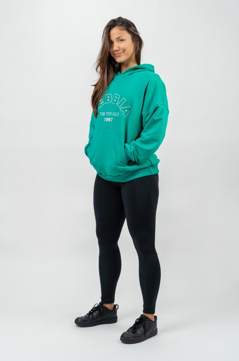 Green oversized hoodie store