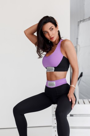 Топ High-Impact Padded Sports Bra SIGNATURE Lila 472