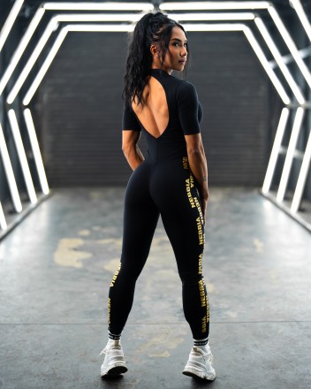 Комбінезон Nebbia Women's Workout Jumpsuit INTENSE Focus Gold 823