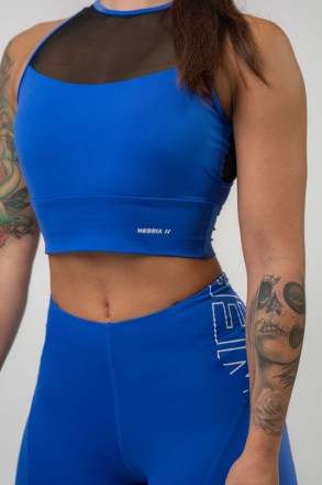 Топ FIT Activewear Padded Sports Bra 437 Blue