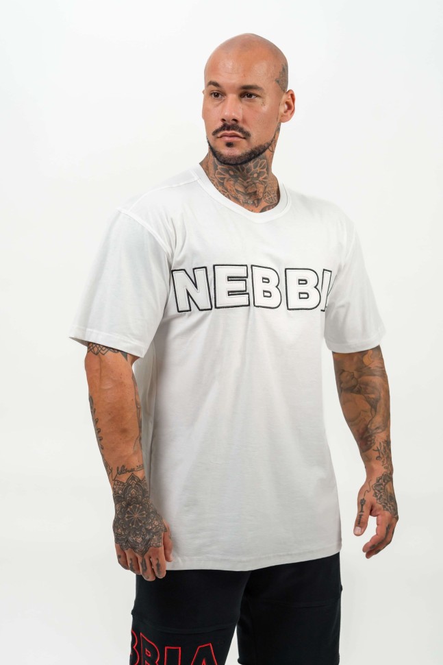 Nebbia Loose T shirt LEGACY White 711 FITZONA.COM.UA