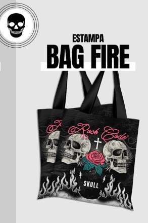 Еко сумка Rock Code Ecobag Skull Rock