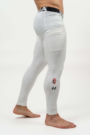 Легінси Nebbia Gym Leggings with Pocket DISCIPLINE White 708